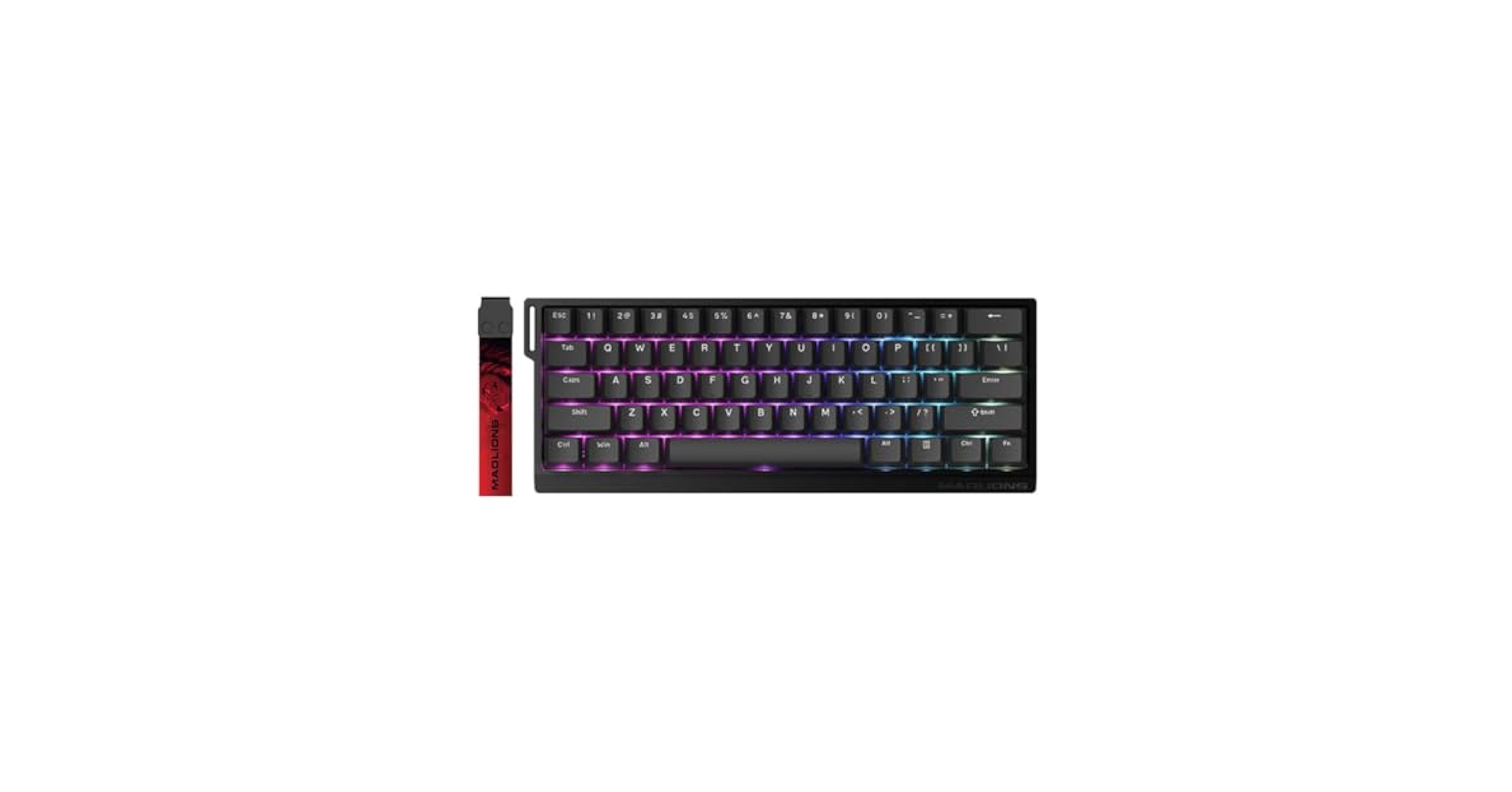 MAD60HE RGB Akko パン風 カスタム品 最終値下げ FGG Madcatz Mad60/68 HE メカニカルキーボード 8K ポーリング